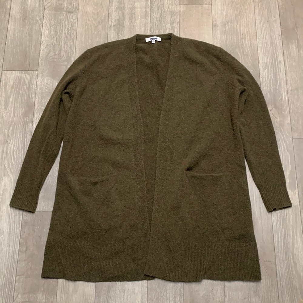 Womens Madewell Alpaca Merino Wool Blend Open Front‎ Cardigan Sweater